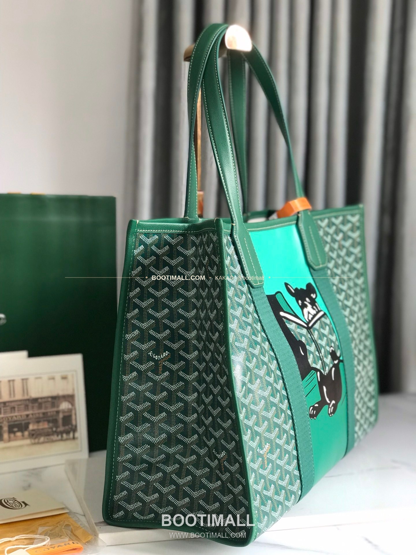 고야드 빌레트 고야르딘 불독 그래픽 토트백 Goyard Villette Goyardine Bulldog Graphic Tote Bag 020220 45.5cm 2