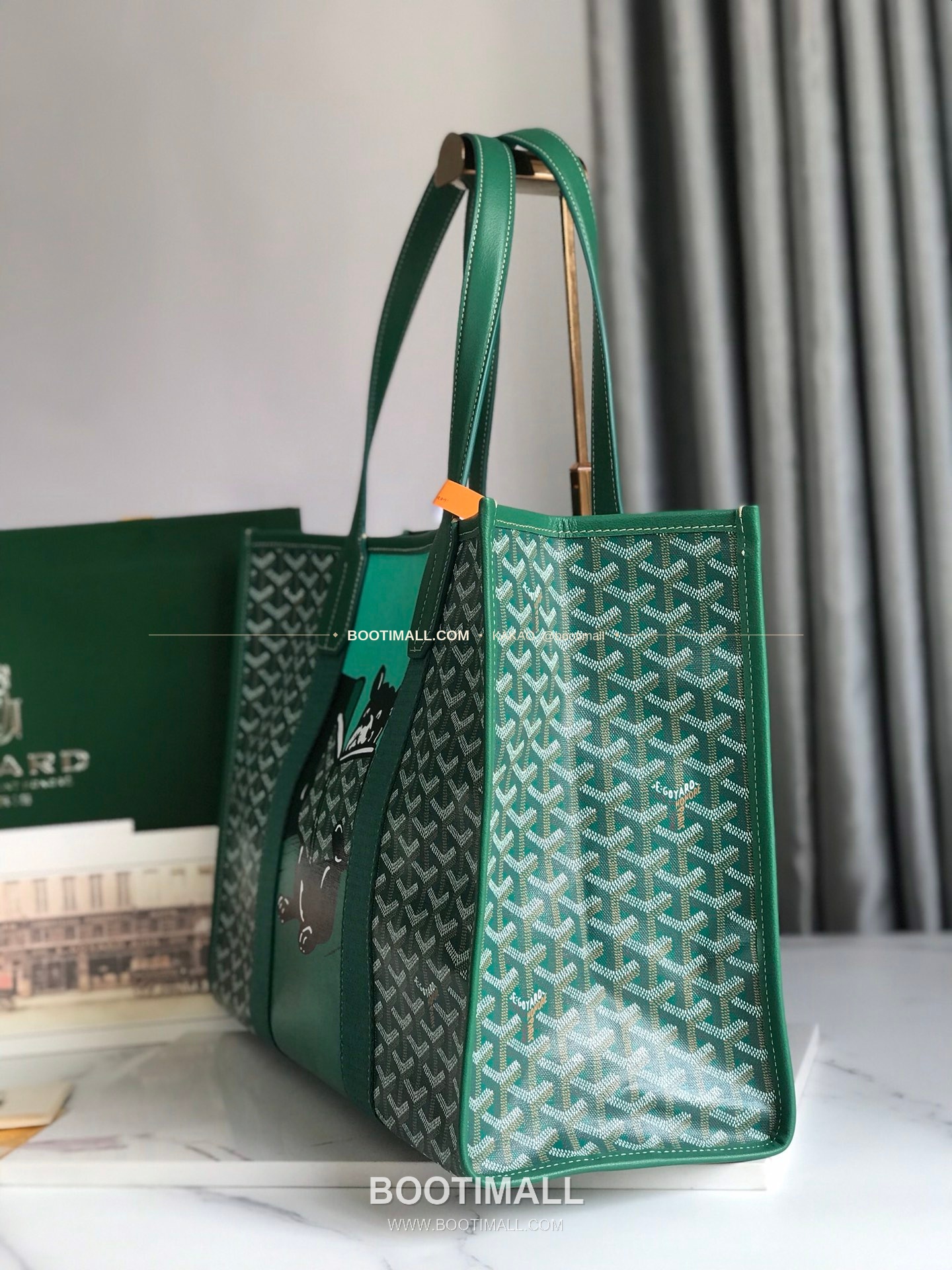 고야드 빌레트 고야르딘 불독 그래픽 토트백 Goyard Villette Goyardine Bulldog Graphic Tote Bag 020220 45.5cm 3