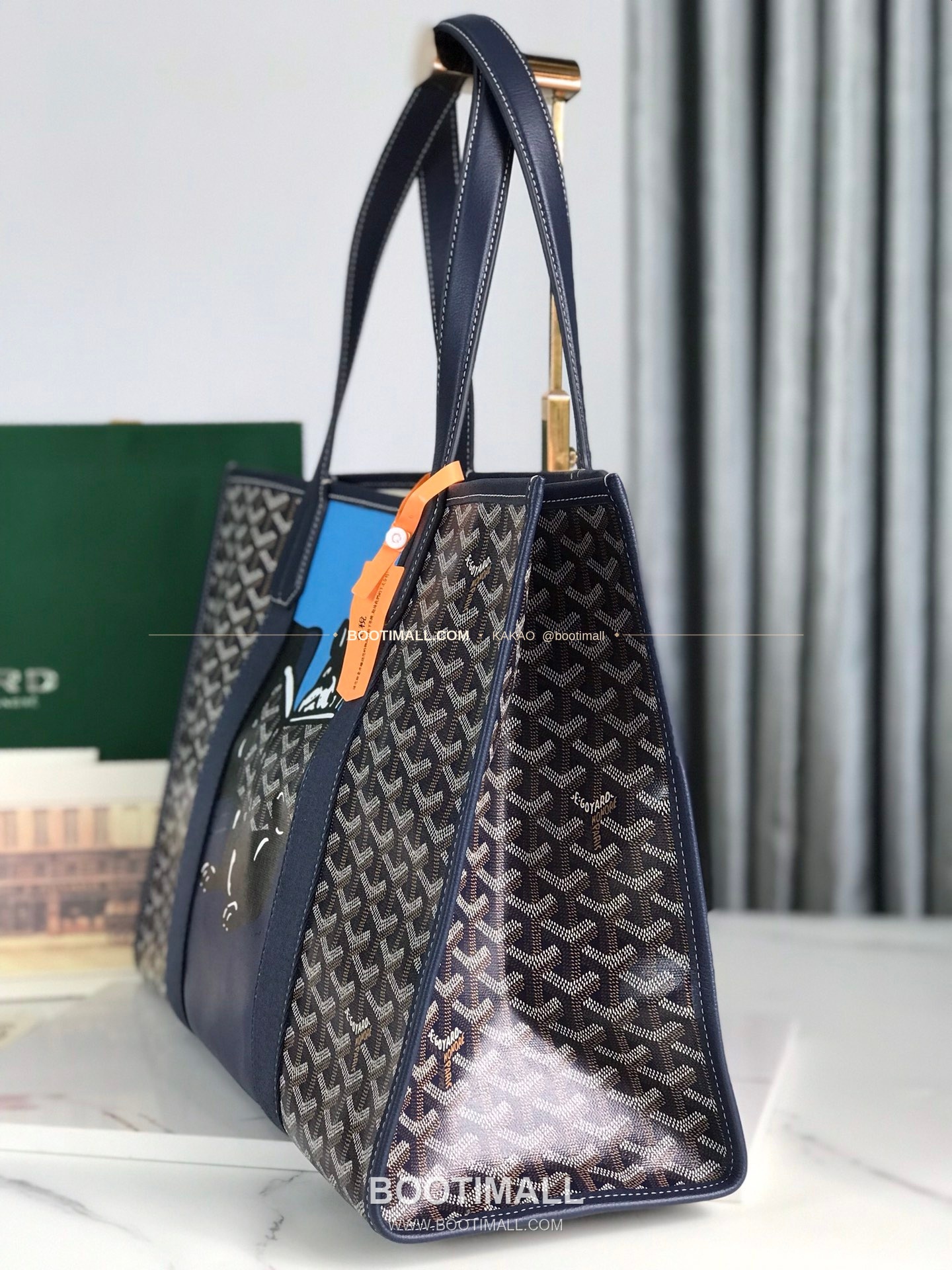 고야드 빌레트 고야르딘 불독 그래픽 토트백 Goyard Villette Goyardine Bulldog Graphic Tote Bag 020220 45.5cm 2