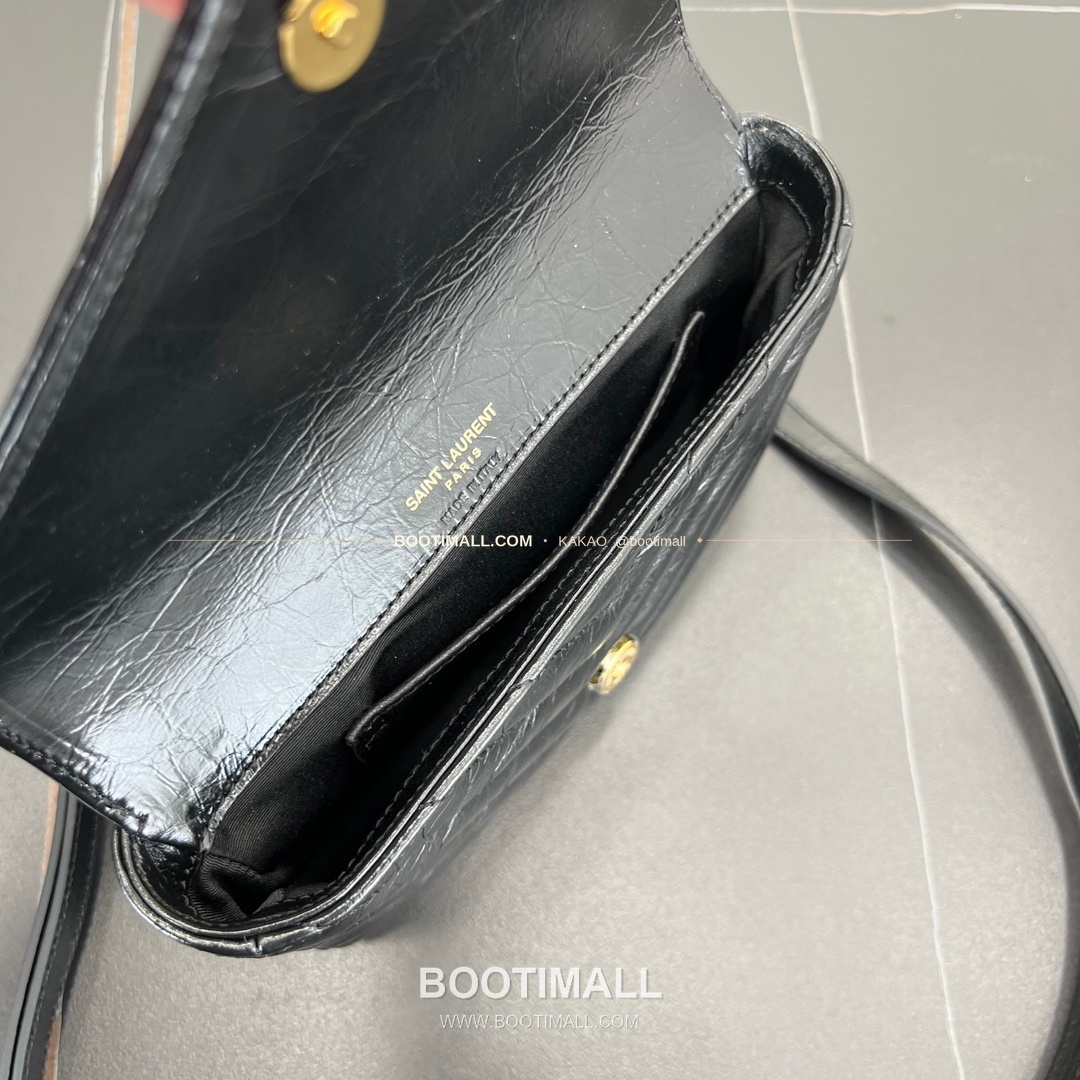 생로랑 컬리지 카프스킨 카산드라 퀼팅 체인 숄더백 Saint Laurent College Calfskin Cassandre Quilted Chain Shoulder Bag 779430 20cm 11