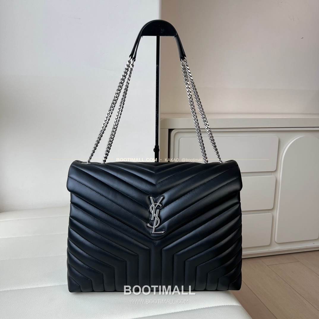 생로랑 루루 카프스킨 Y퀼팅 플랩 체인 숄더백 Saint Laurent Loulou Calfskin Y Quilted Flap Chain Shoulder Bag 457014 38cm 10