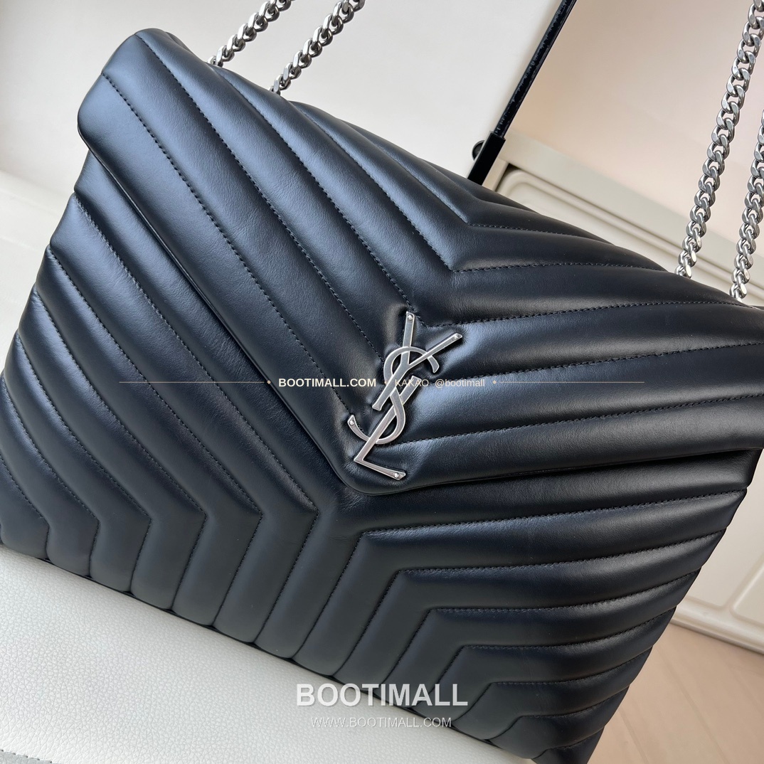 생로랑 루루 카프스킨 Y퀼팅 플랩 체인 숄더백 Saint Laurent Loulou Calfskin Y Quilted Flap Chain Shoulder Bag 457014 38cm 18