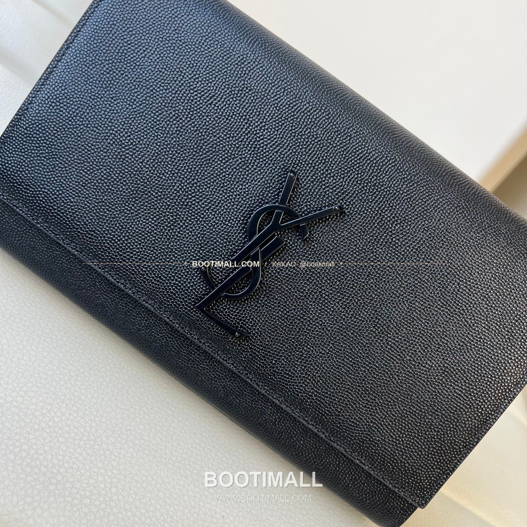 생로랑 모노그램 카프스킨 그레인 체인 숄더백 Saint Laurent Monogram Calfskin Grain Chain Shoulder Bag 364021 24cm 4