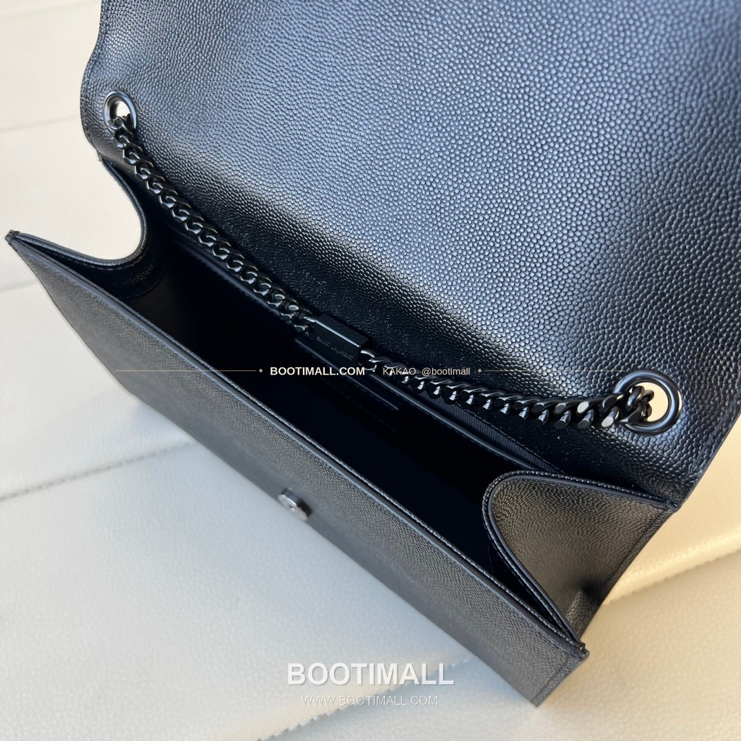 생로랑 모노그램 카프스킨 그레인 체인 숄더백 Saint Laurent Monogram Calfskin Grain Chain Shoulder Bag 364021 24cm 8