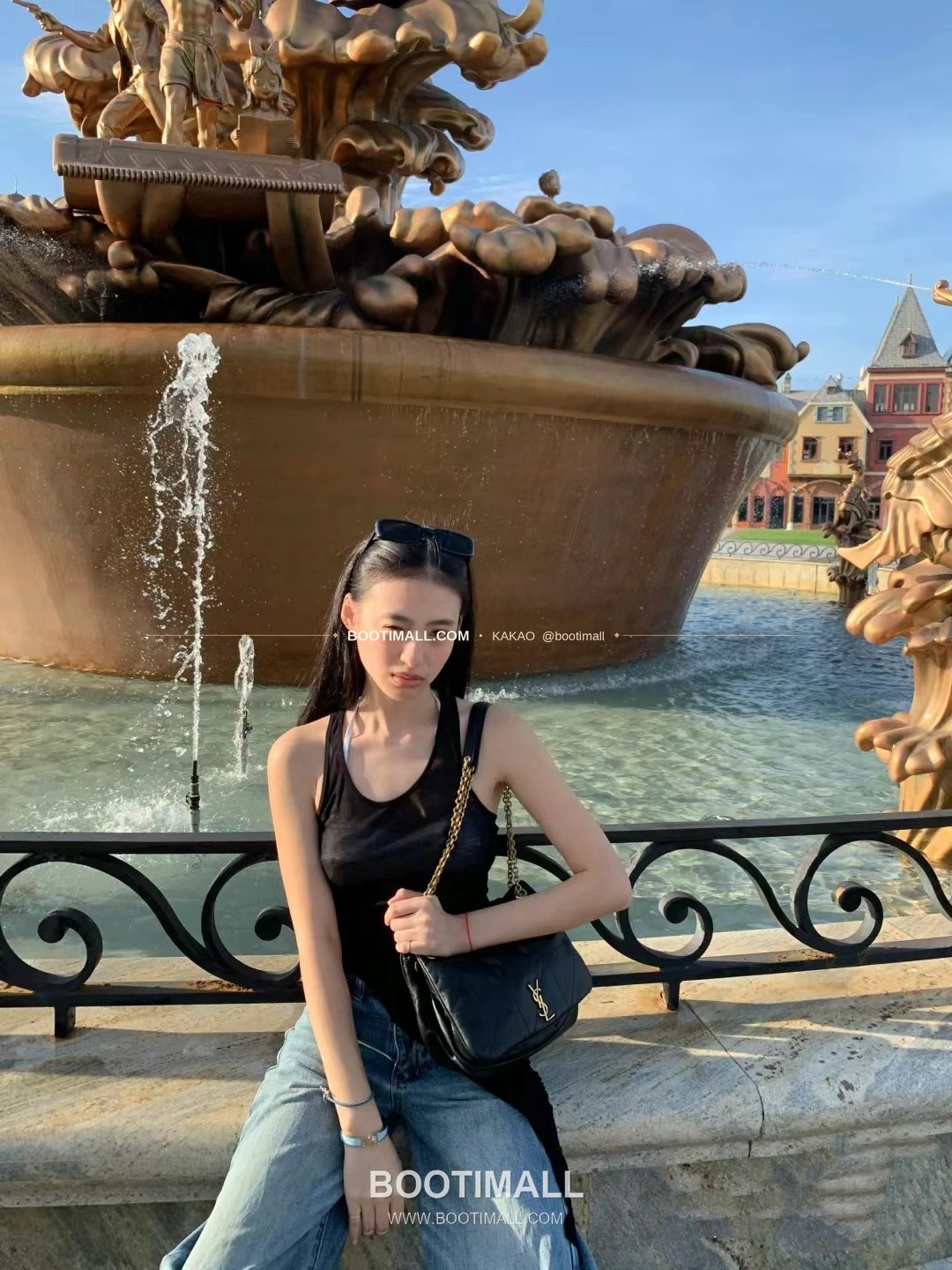 생로랑 제이미 나파 램스킨 카레리브고슈 퀼팅 체인 숄더백 Saint Laurent Jamie Nappa Lambskin Carre Rive Gauche Quilted Chain Shoulder Bag 763475 25cm 1