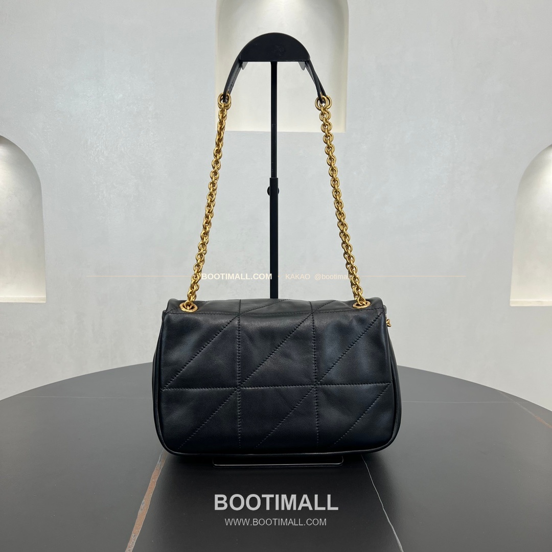 생로랑 제이미 나파 램스킨 카레리브고슈 퀼팅 체인 숄더백 Saint Laurent Jamie Nappa Lambskin Carre Rive Gauche Quilted Chain Shoulder Bag 763475 25cm 11