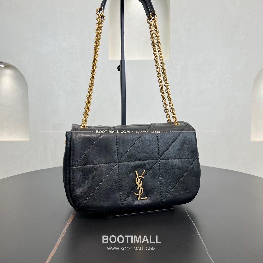 생로랑 제이미 나파 램스킨 카레리브고슈 퀼팅 체인 숄더백 Saint Laurent Jamie Nappa Lambskin Carre Rive Gauche Quilted Chain Shoulder Bag 763475 25cm 13