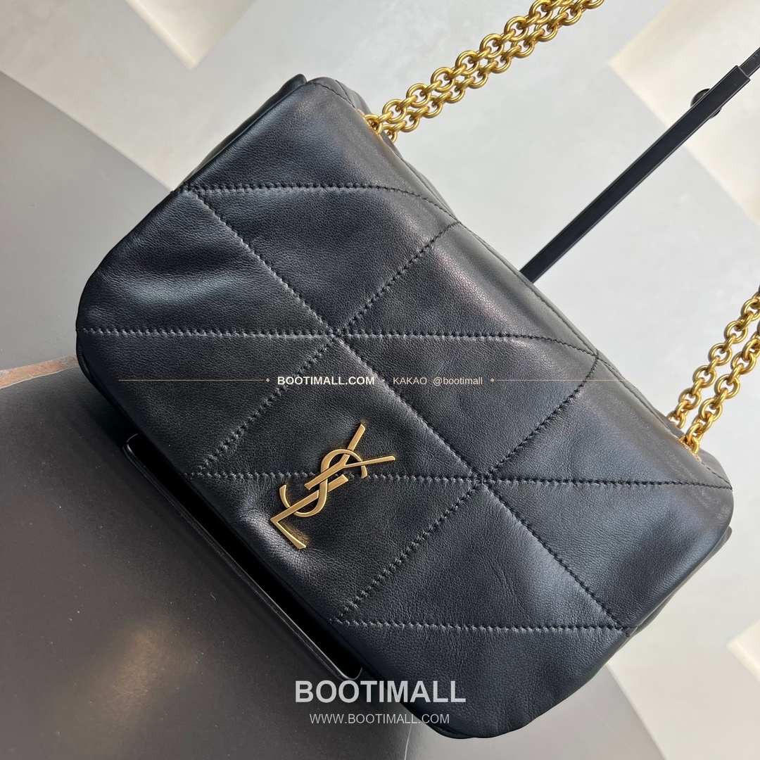 생로랑 제이미 나파 램스킨 카레리브고슈 퀼팅 체인 숄더백 Saint Laurent Jamie Nappa Lambskin Carre Rive Gauche Quilted Chain Shoulder Bag 763475 25cm 14