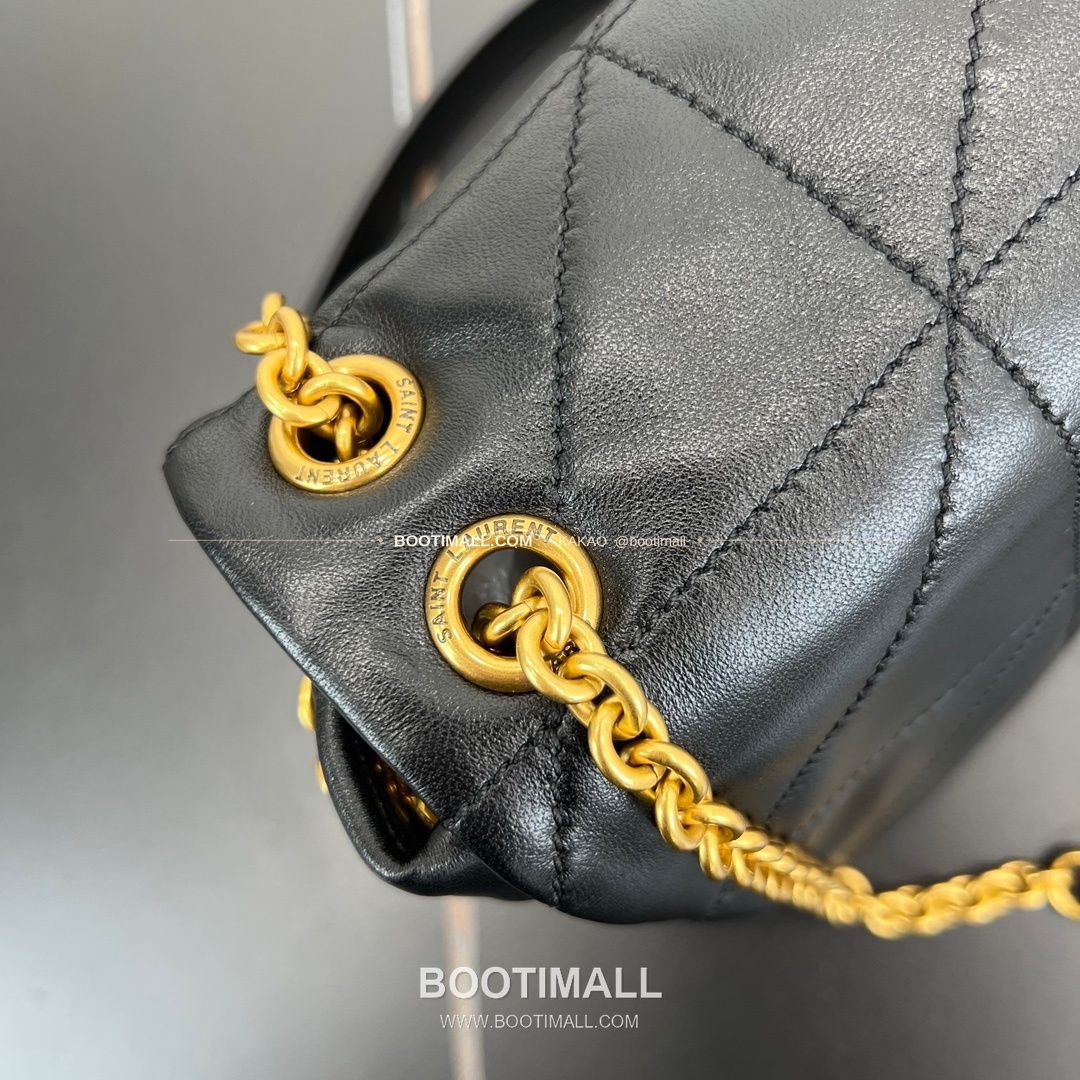 생로랑 제이미 나파 램스킨 카레리브고슈 퀼팅 체인 숄더백 Saint Laurent Jamie Nappa Lambskin Carre Rive Gauche Quilted Chain Shoulder Bag 763475 25cm 15