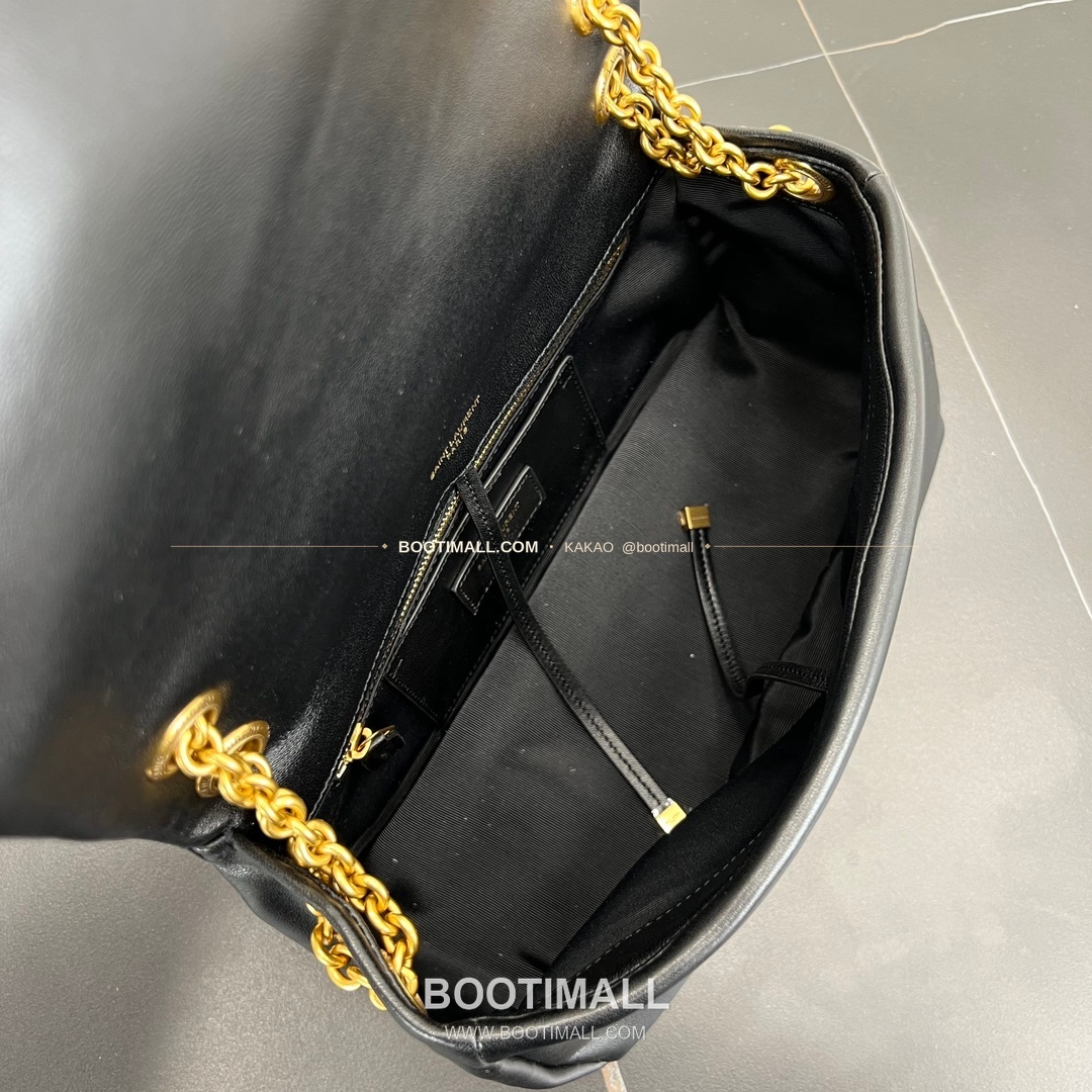 생로랑 제이미 나파 램스킨 카레리브고슈 퀼팅 체인 숄더백 Saint Laurent Jamie Nappa Lambskin Carre Rive Gauche Quilted Chain Shoulder Bag 763475 25cm 17