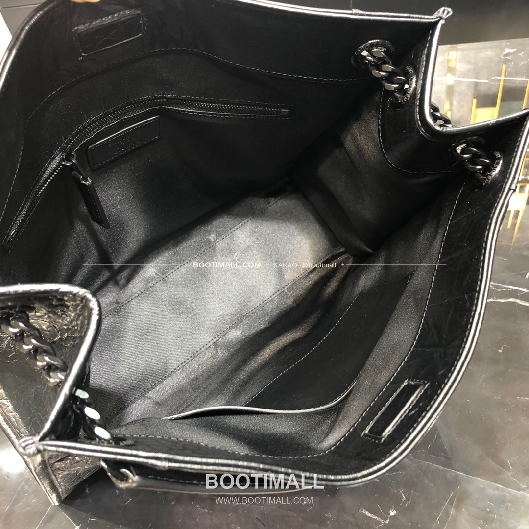 생로랑 카프스킨 크로커 엠보 Y퀼팅 토트백 Saint Laurent Calfskin Croc Embossed Y Quilted Tote Bag 591226 33cm 9