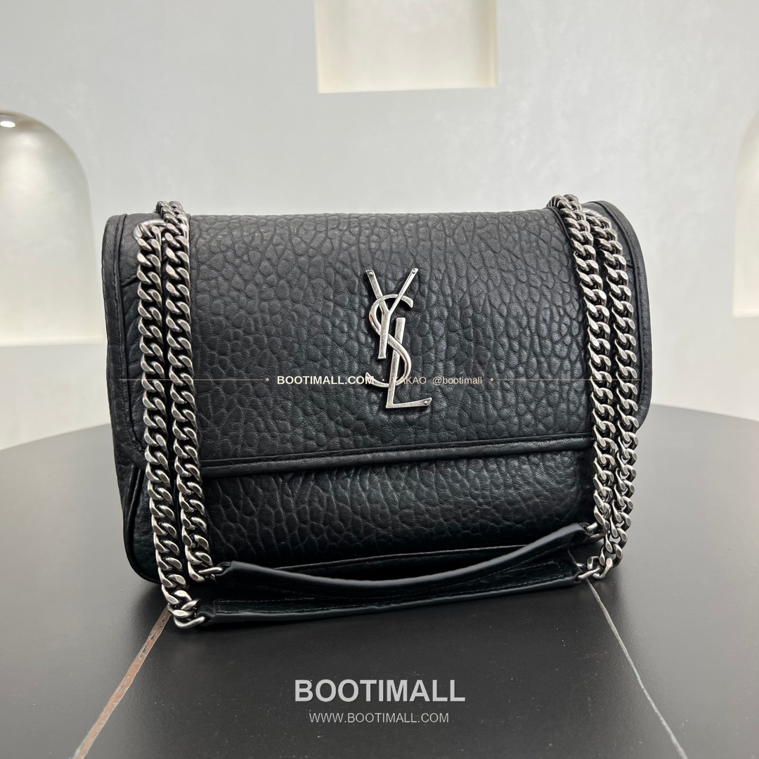 생로랑 니키 램스킨 그레인 플랩 체인 숄더백 Saint Laurent Niki Lambskin Grain Flap Chain Shoulder Bag 633178 28cm 4