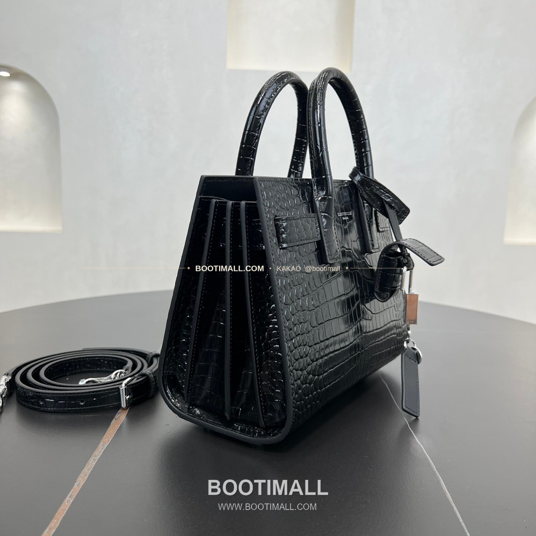 생로랑 베이비 카프스킨 아코디언 토트 숄더백 Saint Laurent Baby Calfskin Accordion Tote Shoulder Bag 340778 22cm 3