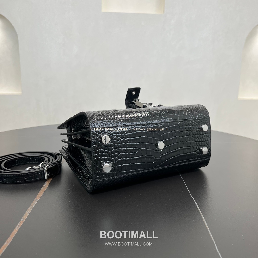 생로랑 베이비 카프스킨 아코디언 토트 숄더백 Saint Laurent Baby Calfskin Accordion Tote Shoulder Bag 340778 22cm 6