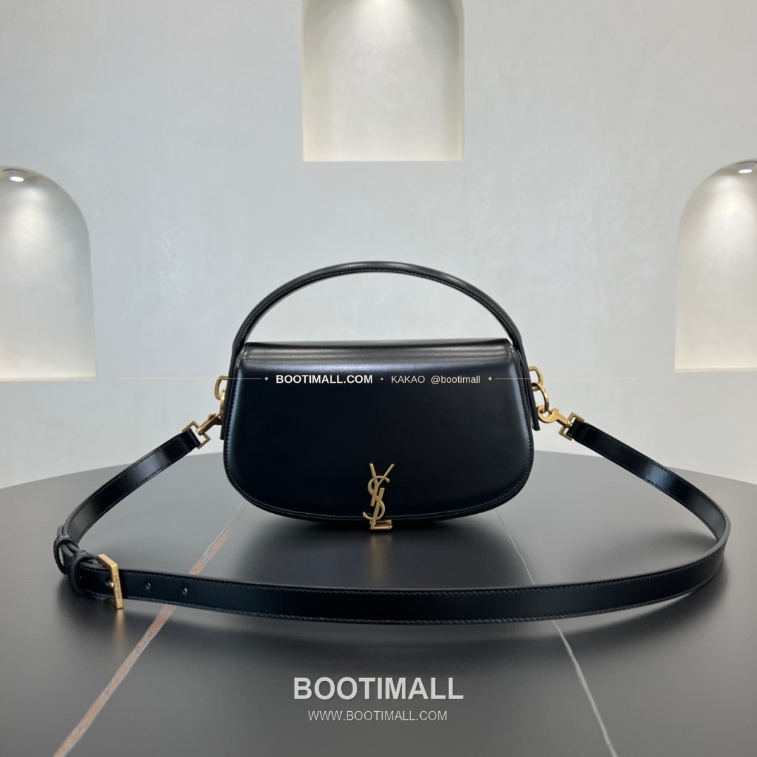 생로랑 하프문 카프스킨 카산드라 플랩 숄더백 Saint Laurent Half Moon Calfskin Cassandre Flap Shoulder Bag 787671 24cm 1