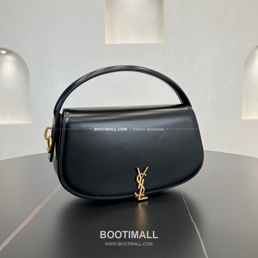 생로랑 하프문 카프스킨 카산드라 플랩 숄더백 Saint Laurent Half Moon Calfskin Cassandre Flap Shoulder Bag 787671 24cm 4