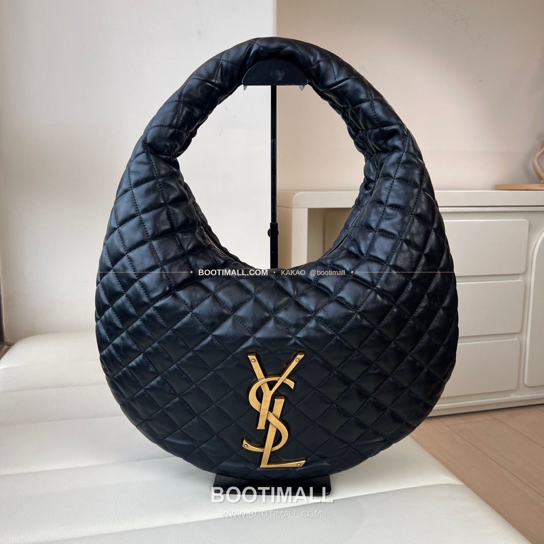 생로랑 아이케어 나파 램스킨 다이아 퀼팅 호보 숄더백 Saint Laurent Icare Nappa Lambskin Diamond Quilted Hobo Shoulder Bag 858160 44cm 1