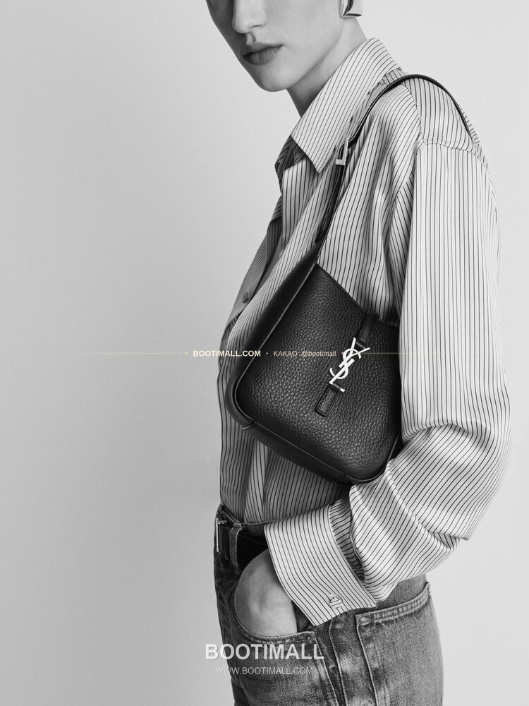 생로랑 르 5 아 7 베이비 스웨이드 카산드라 토트 숄더백 Saint Laurent Le 5 A 7 Baby Suede Cassandre Tote Shoulder Bag 809461 16cm 1