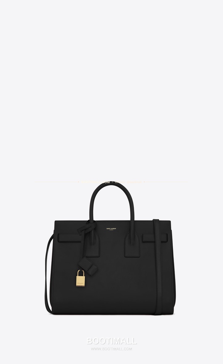생로랑 삭 드 주르 카프스킨 아코디언 토트 숄더백 Saint Laurent Sac De Jour Calfskin Accordion Tote Shoulder Bag 324823 32cm 1