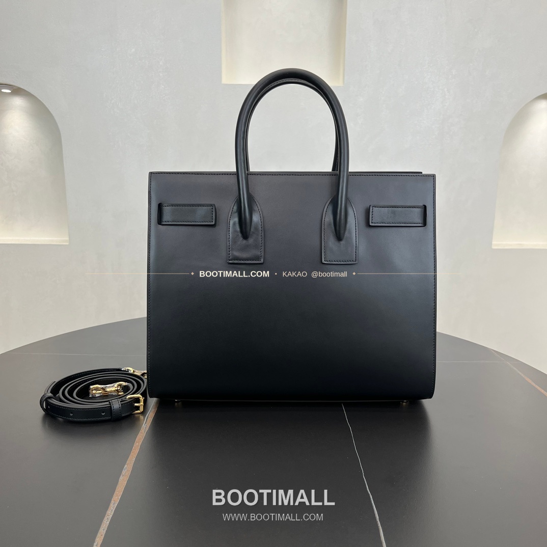 생로랑 삭 드 주르 카프스킨 아코디언 토트 숄더백 Saint Laurent Sac De Jour Calfskin Accordion Tote Shoulder Bag 324823 32cm 6