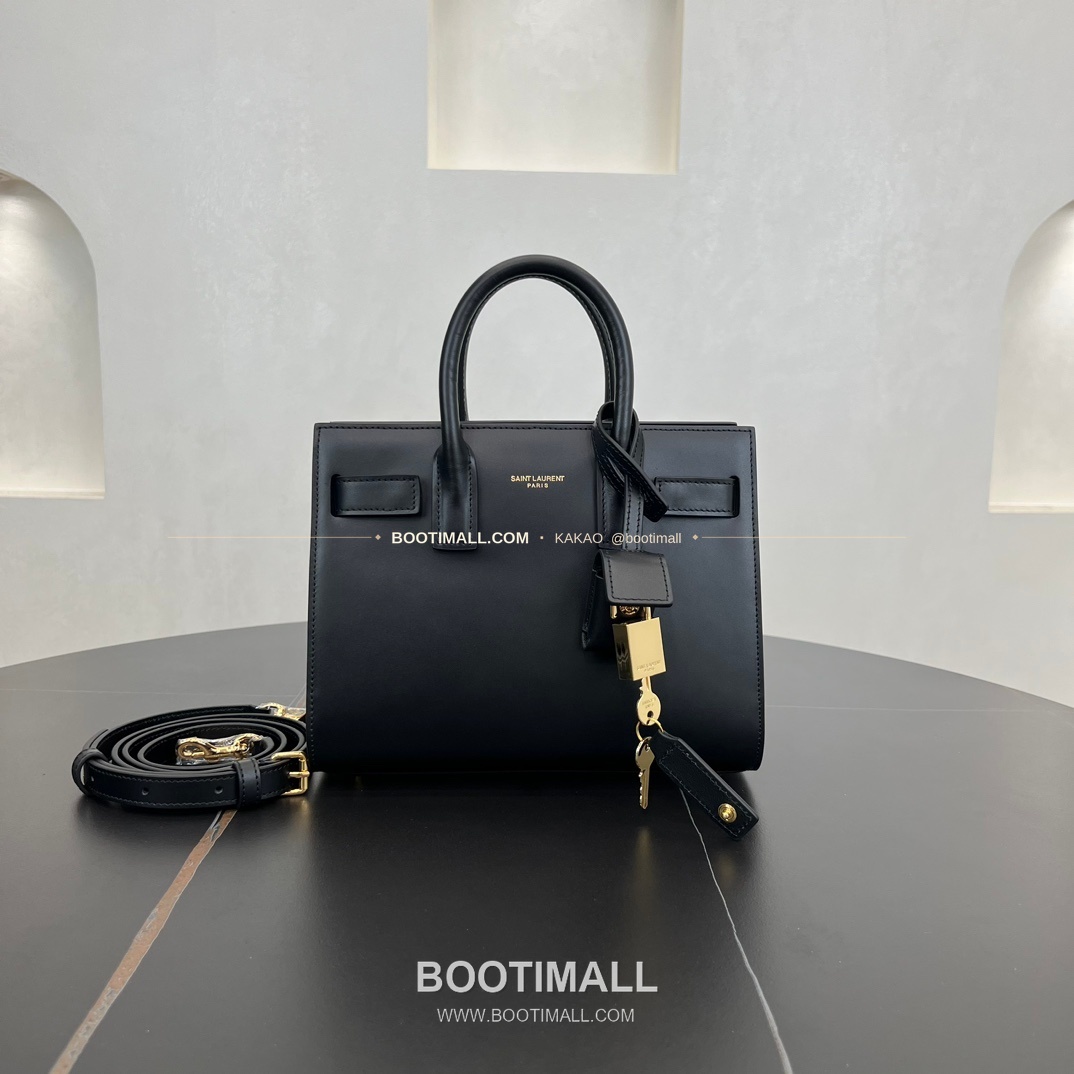 생로랑 삭 드 주르 카프스킨 아코디언 토트 숄더백 Saint Laurent Sac De Jour Calfskin Accordion Tote Shoulder Bag 340778 22cm 5