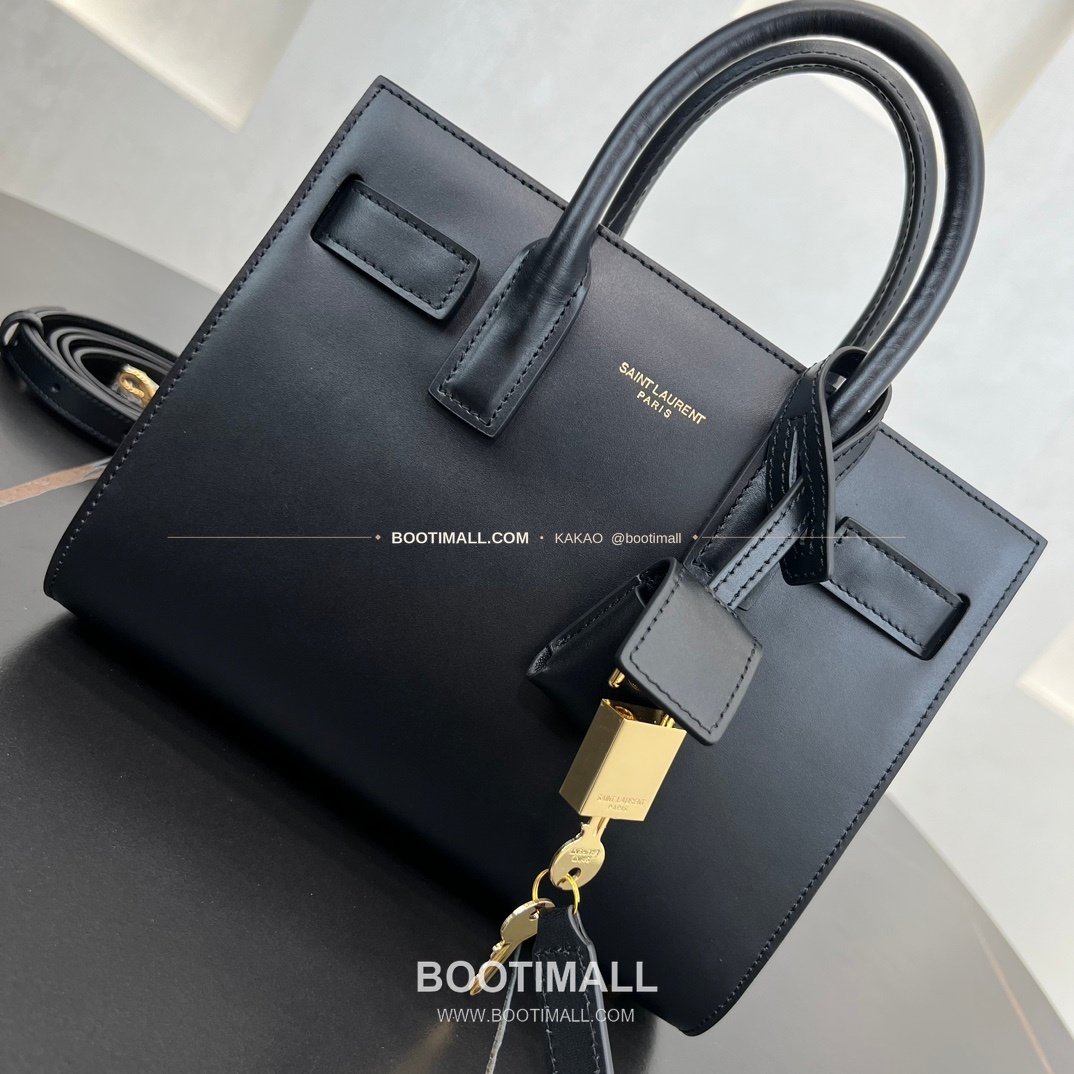 생로랑 삭 드 주르 카프스킨 아코디언 토트 숄더백 Saint Laurent Sac De Jour Calfskin Accordion Tote Shoulder Bag 340778 22cm 9