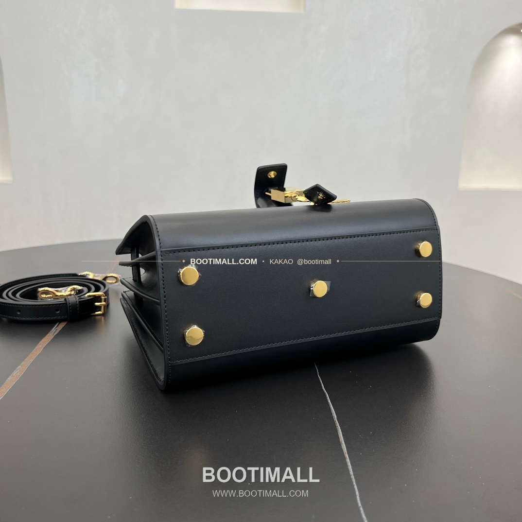 생로랑 삭 드 주르 카프스킨 아코디언 토트 숄더백 Saint Laurent Sac De Jour Calfskin Accordion Tote Shoulder Bag 340778 22cm 10