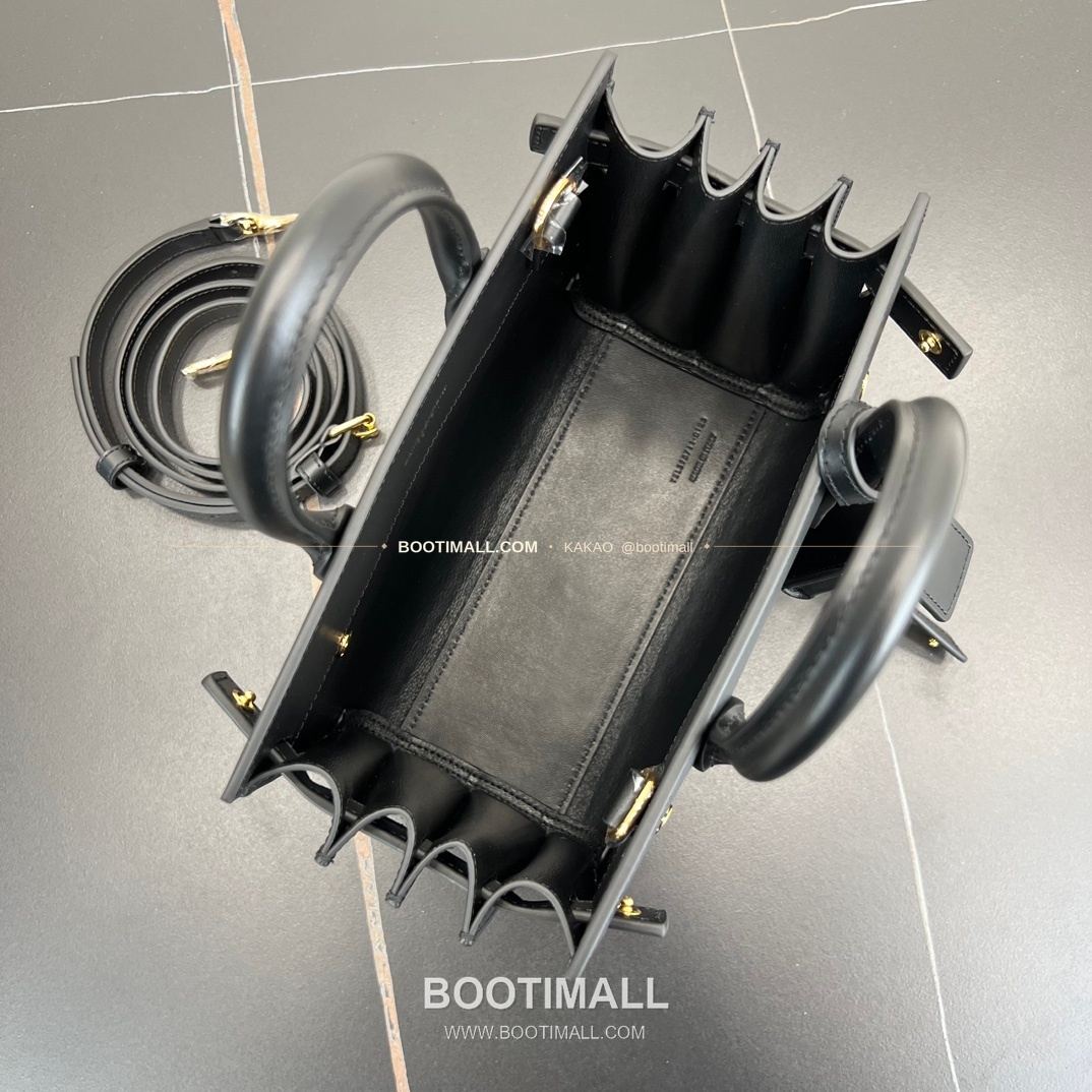 생로랑 삭 드 주르 카프스킨 아코디언 토트 숄더백 Saint Laurent Sac De Jour Calfskin Accordion Tote Shoulder Bag 340778 22cm 11