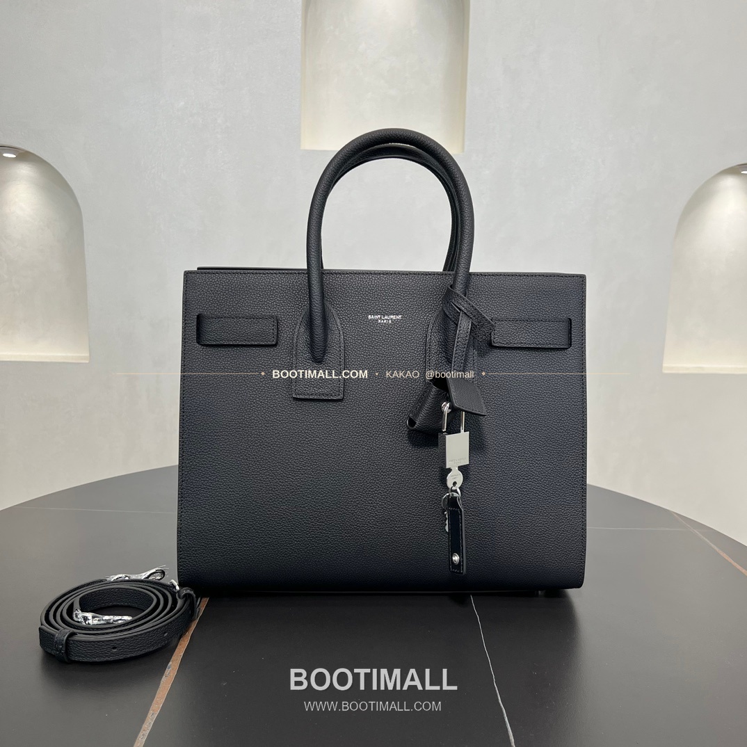 생로랑 삭 드 주르 카프스킨 다이아 엠보 아코디언 토트 숄더백 Saint Laurent Sac De Jour Calfskin Diamond Embossed Accordion Tote Shoulder Bag 378299 32cm 4