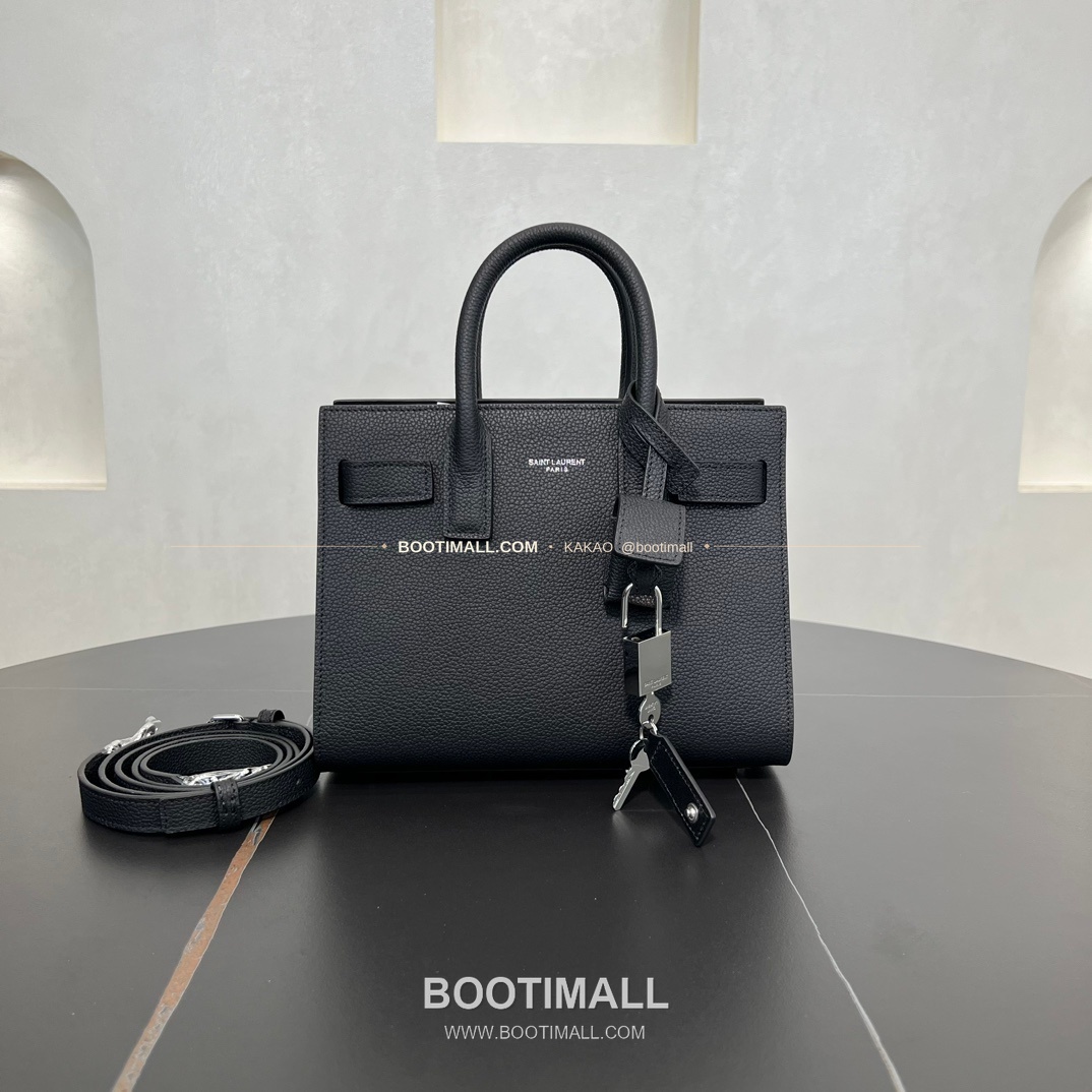 생로랑 삭 드 주르 카프스킨 다이아 엠보 아코디언 토트 숄더백 Saint Laurent Sac De Jour Calfskin Diamond Embossed Accordion Tote Shoulder Bag 340778 22cm 5