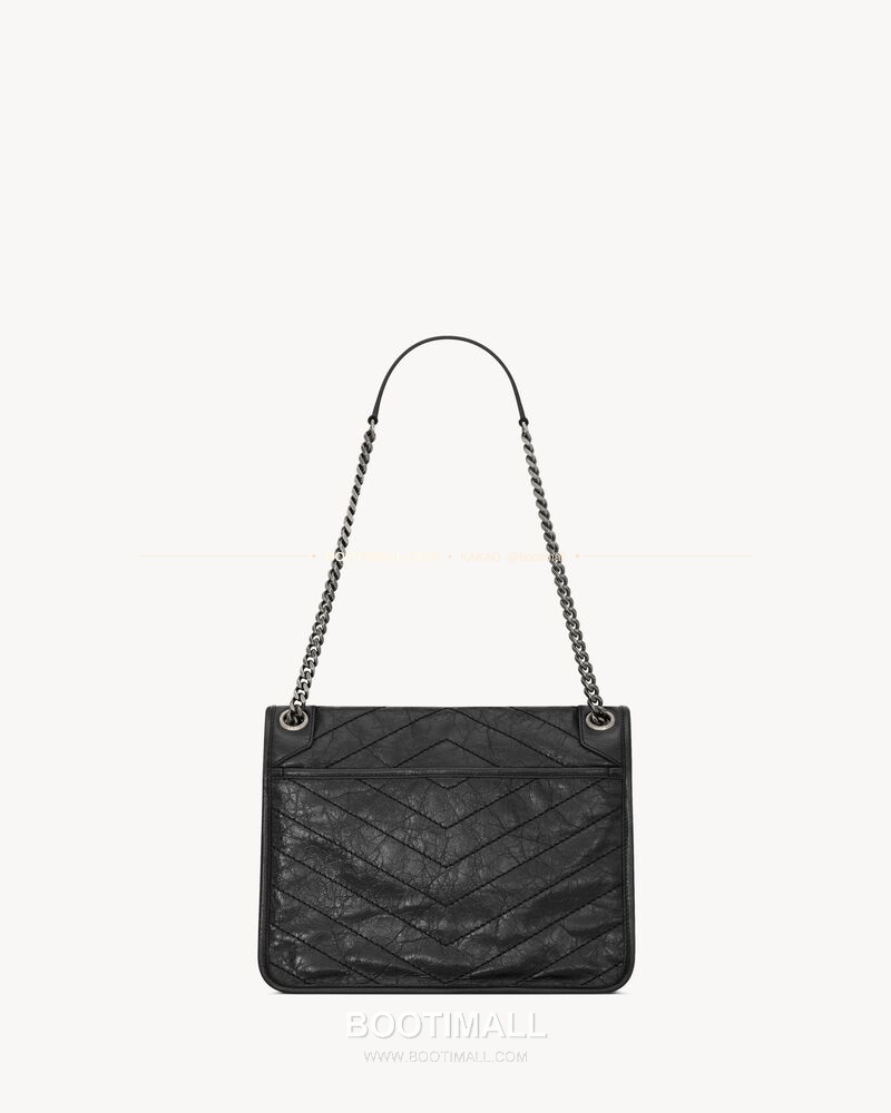 생로랑 니키 램스킨 빈티지 V퀼팅 플랩 체인 숄더백 Saint Laurent Niki Lambskin Vintage V Quilted Flap Chain Shoulder Bag 633184 28cm 2