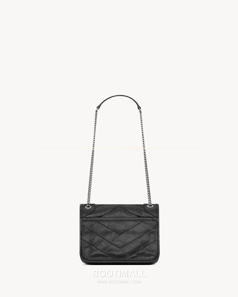 생로랑 니키 램스킨 빈티지 V퀼팅 플랩 체인 숄더백 Saint Laurent Niki Lambskin Vintage V Quilted Flap Chain Shoulder Bag 633185 21cm 2