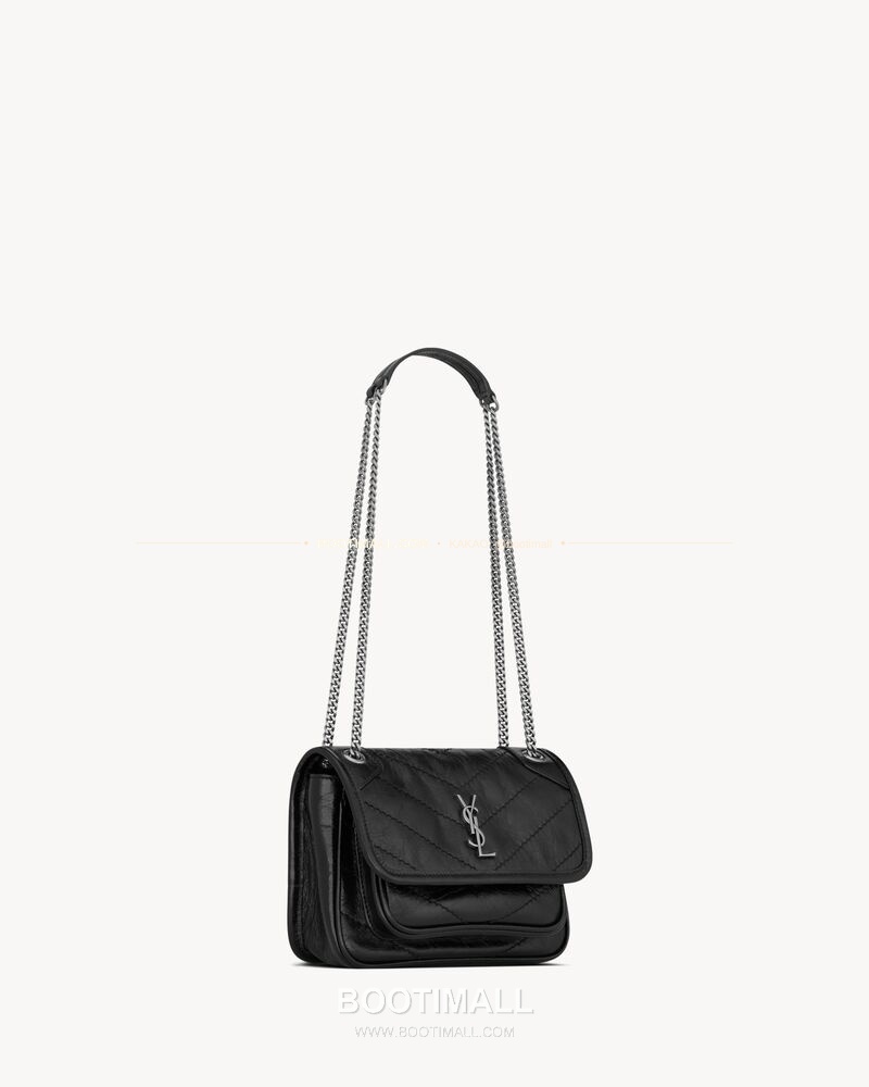 생로랑 니키 램스킨 빈티지 V퀼팅 플랩 체인 숄더백 Saint Laurent Niki Lambskin Vintage V Quilted Flap Chain Shoulder Bag 633185 21cm 5