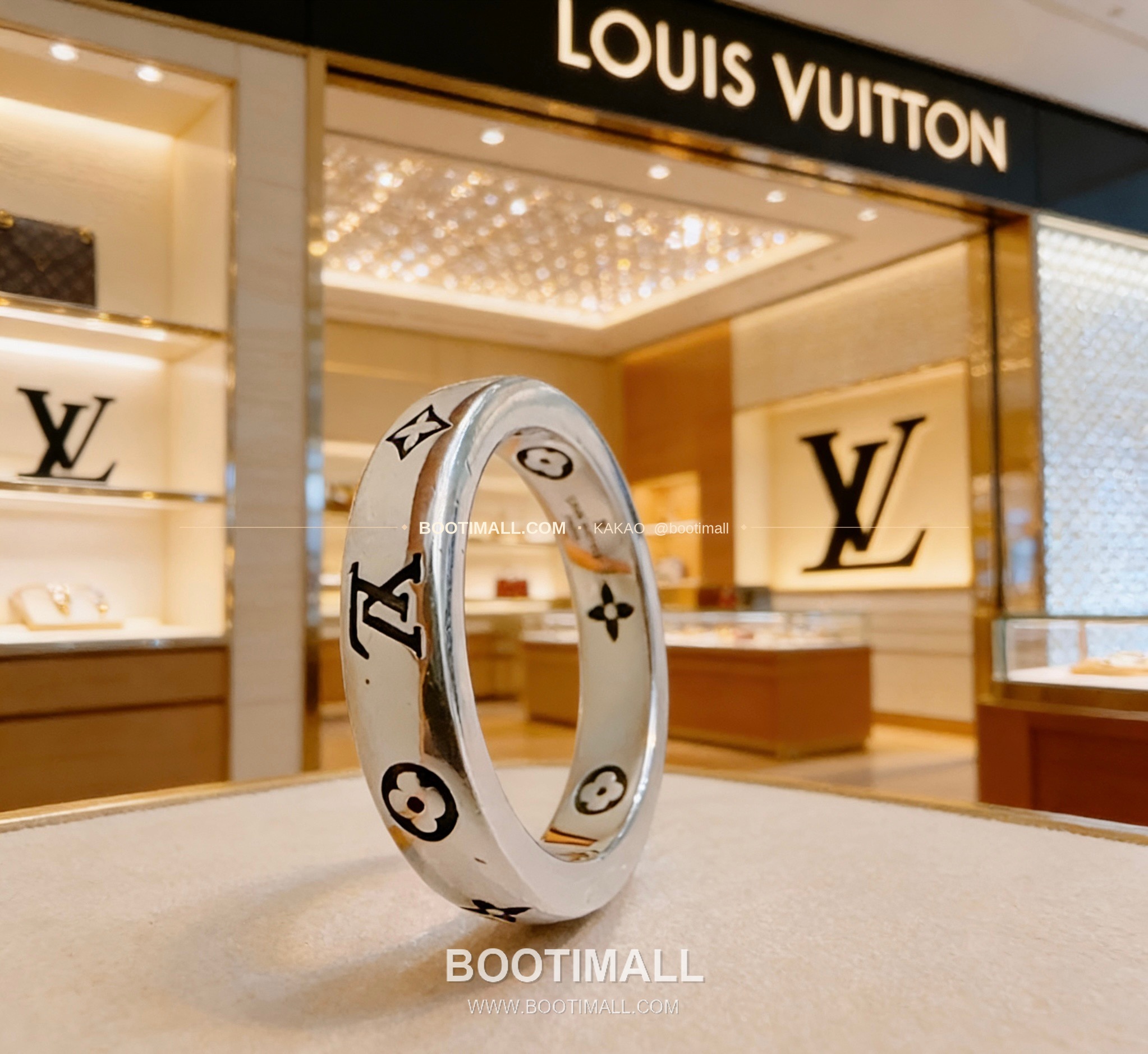 루이비통 빈티지 실버 펑크 링 Louis Vuitton Vintage Silver Punk Ring 1