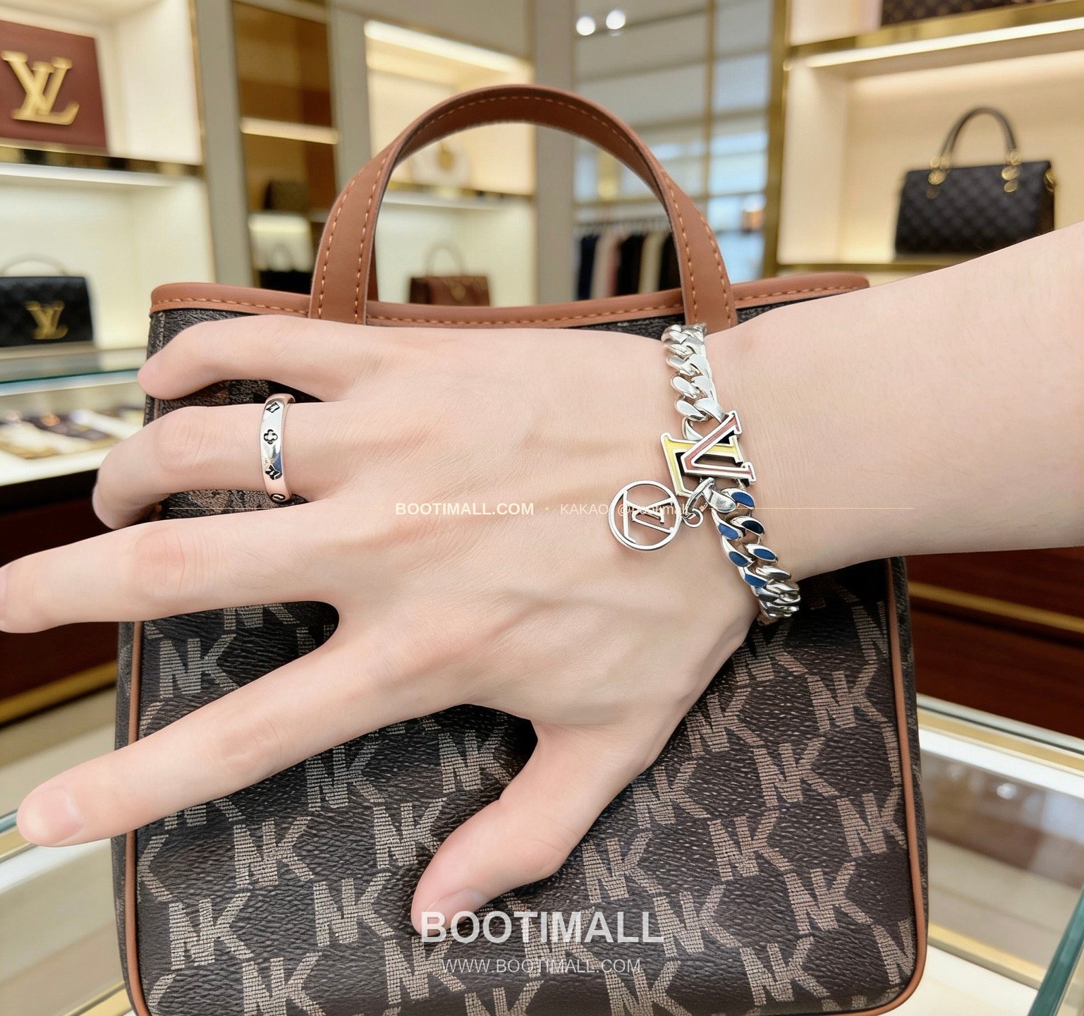 루이비통 빈티지 실버 펑크 링 Louis Vuitton Vintage Silver Punk Ring 3