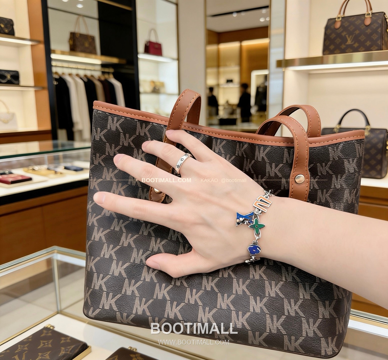 루이비통 빈티지 실버 펑크 링 Louis Vuitton Vintage Silver Punk Ring 9