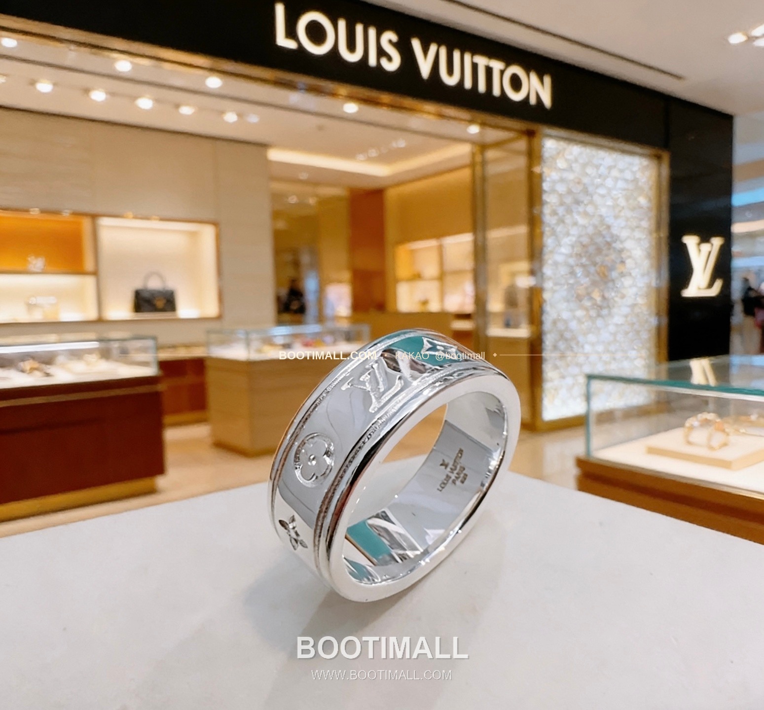루이비통 빈티지 실버 펑크 링 Louis Vuitton Vintage Silver Punk Ring 1