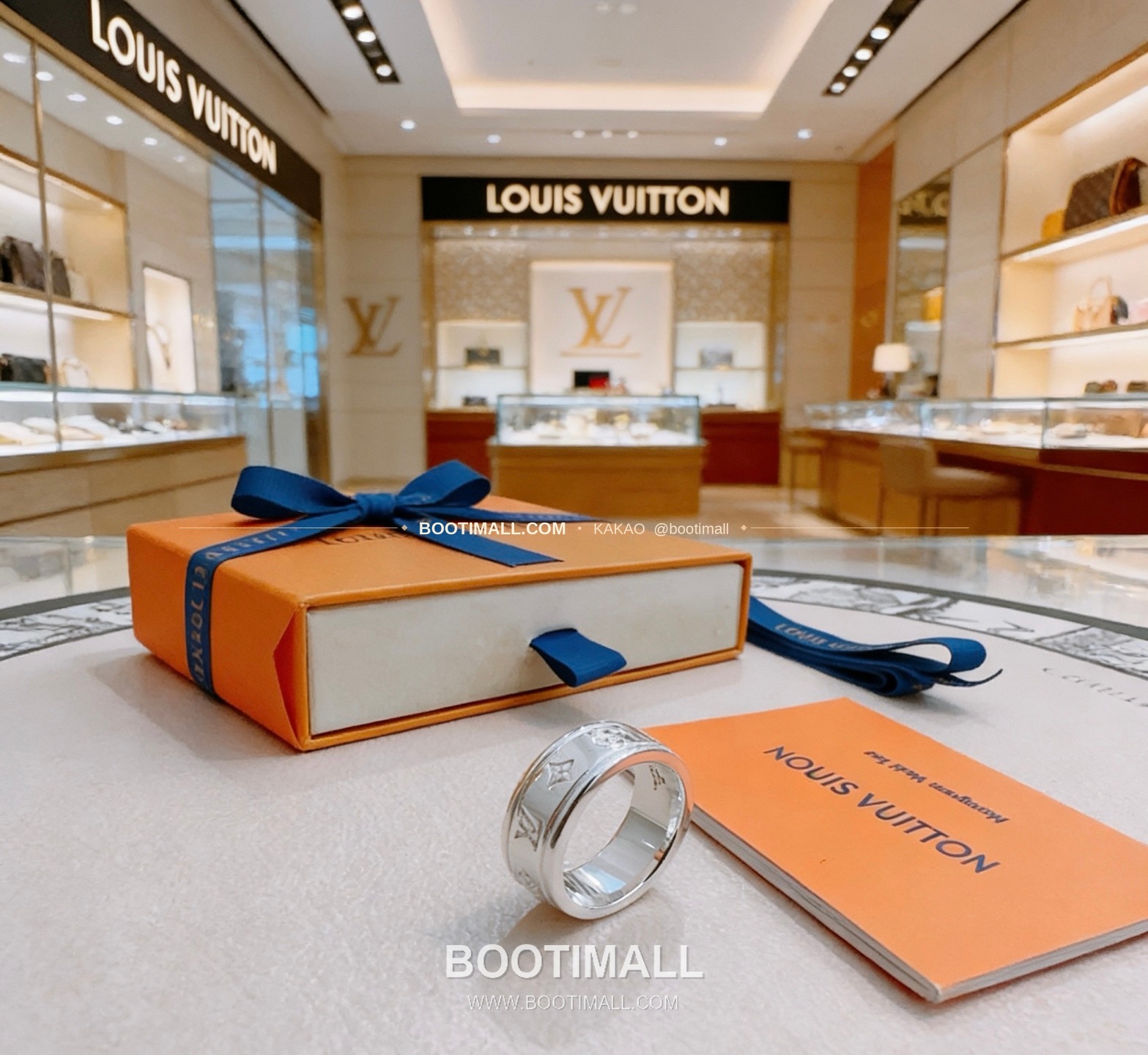 루이비통 빈티지 실버 펑크 링 Louis Vuitton Vintage Silver Punk Ring 9