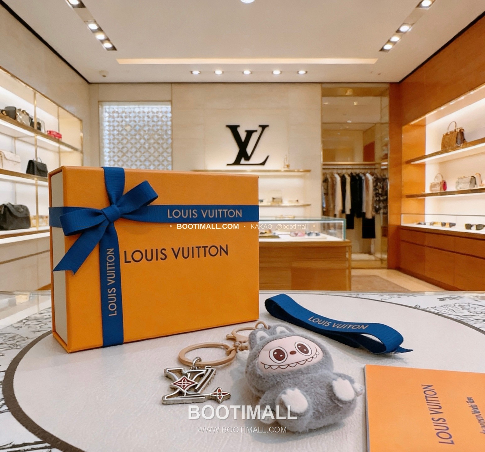 루이비통 라부부 콜라보 앵거 포레스트 빈티지 메탈 키링 Louis Vuitton Labubu Collaboration Anger Forest Vintage Metal Keyring 5