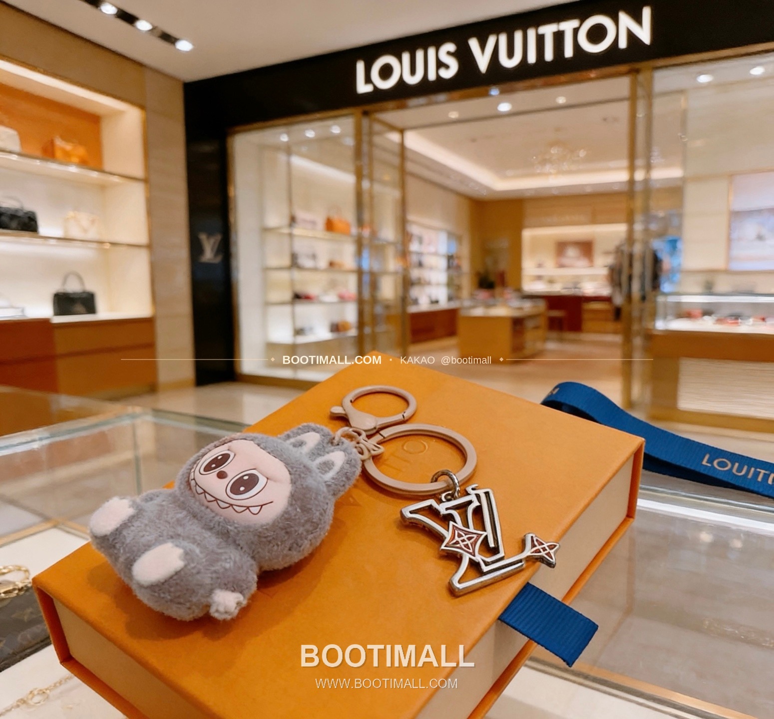 루이비통 라부부 콜라보 앵거 포레스트 빈티지 메탈 키링 Louis Vuitton Labubu Collaboration Anger Forest Vintage Metal Keyring 6