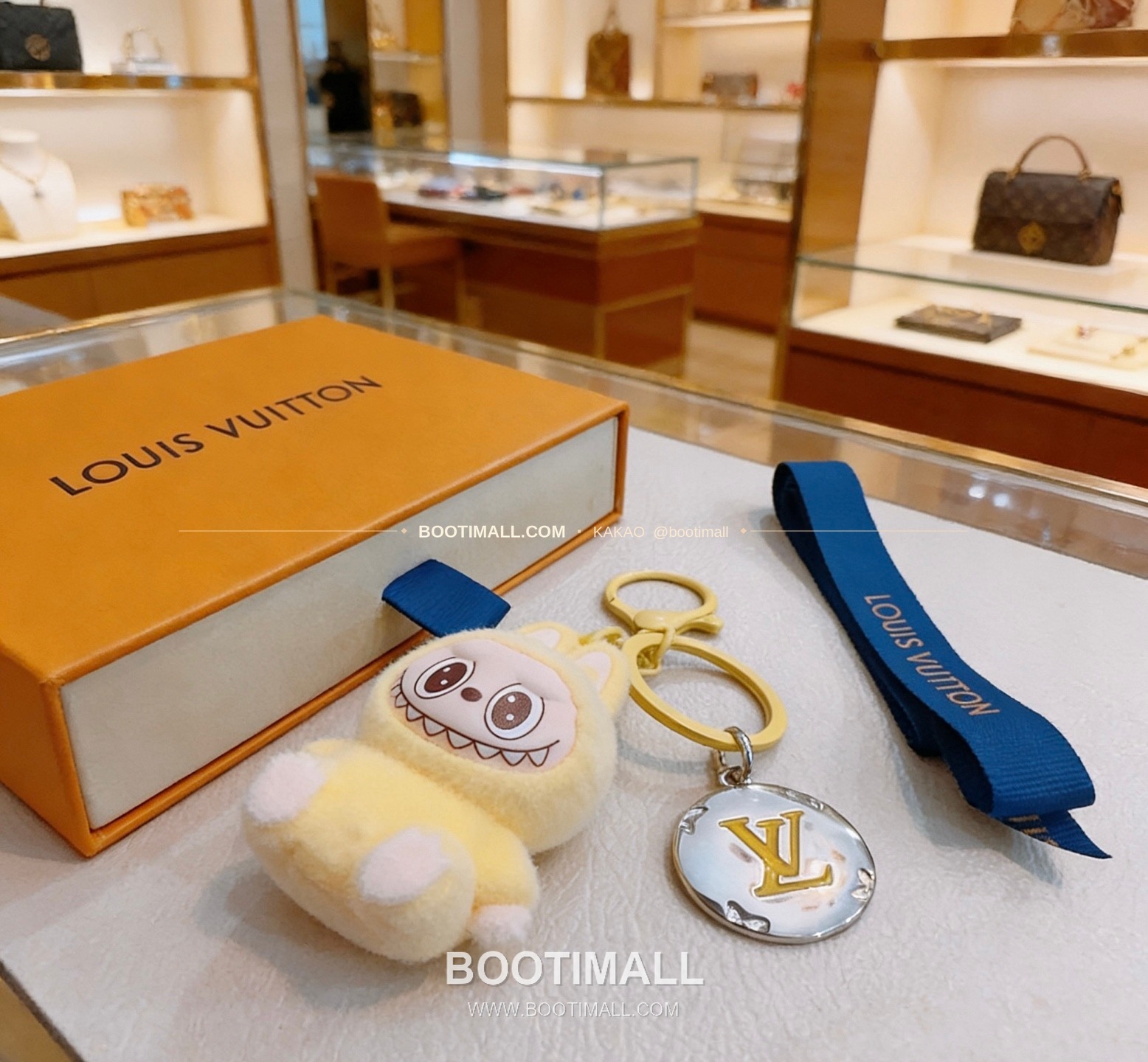 루이비통 라부부 콜라보 앵거 포레스트 빈티지 메탈 키링 Louis Vuitton Labubu Collaboration Anger Forest Vintage Metal Keyring 5