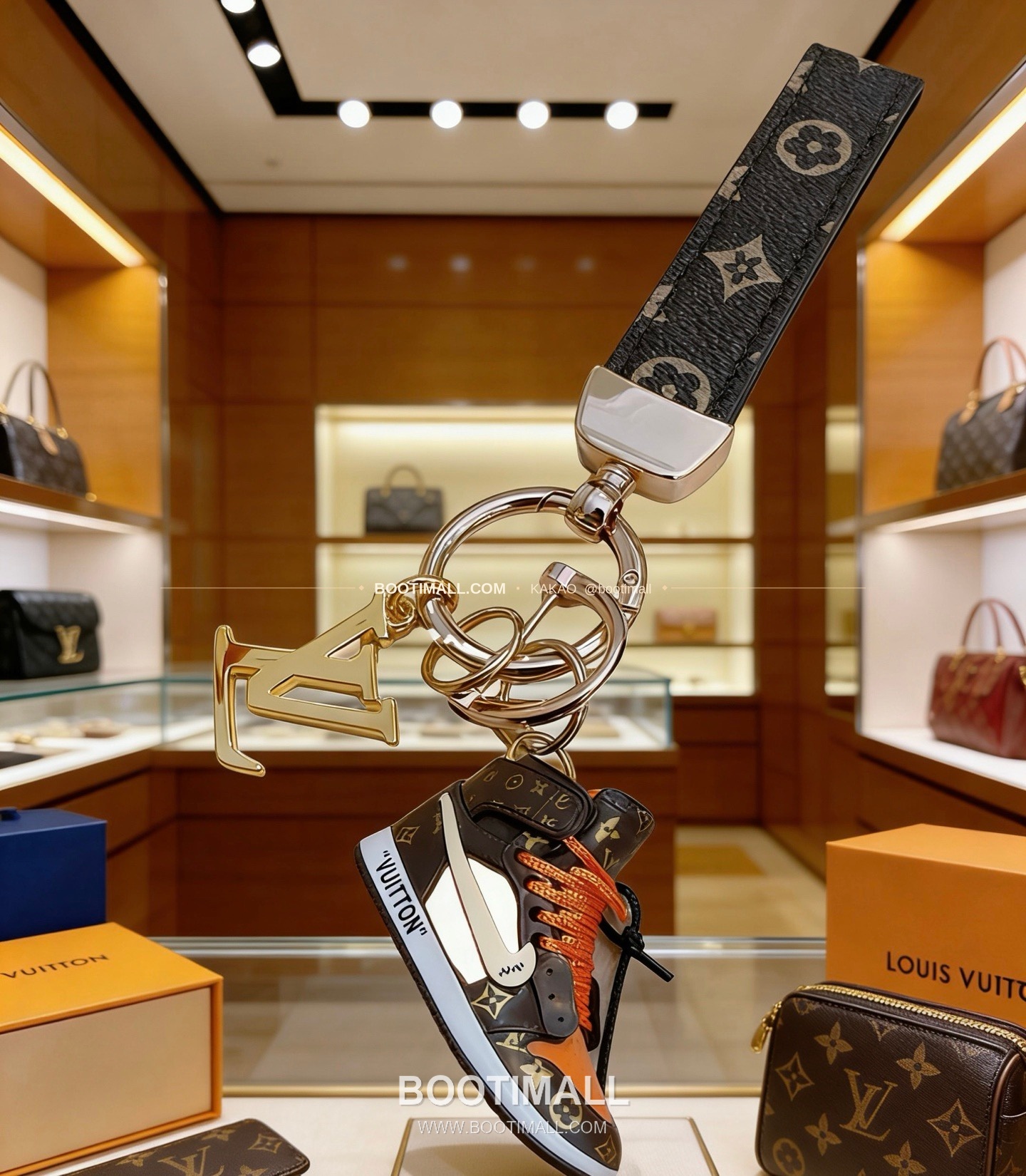 루이비통 앵거 포레스트 빈티지 메탈 키링 Louis Vuitton Anger Forest Vintage Metal Keyring 4