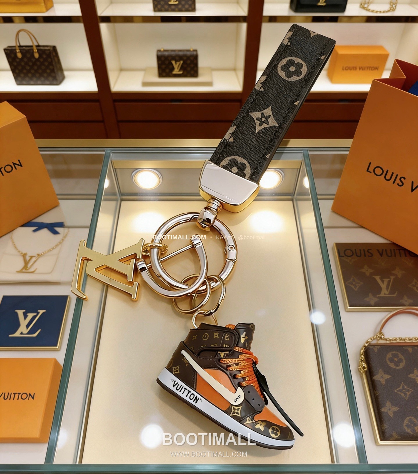 루이비통 앵거 포레스트 빈티지 메탈 키링 Louis Vuitton Anger Forest Vintage Metal Keyring 5