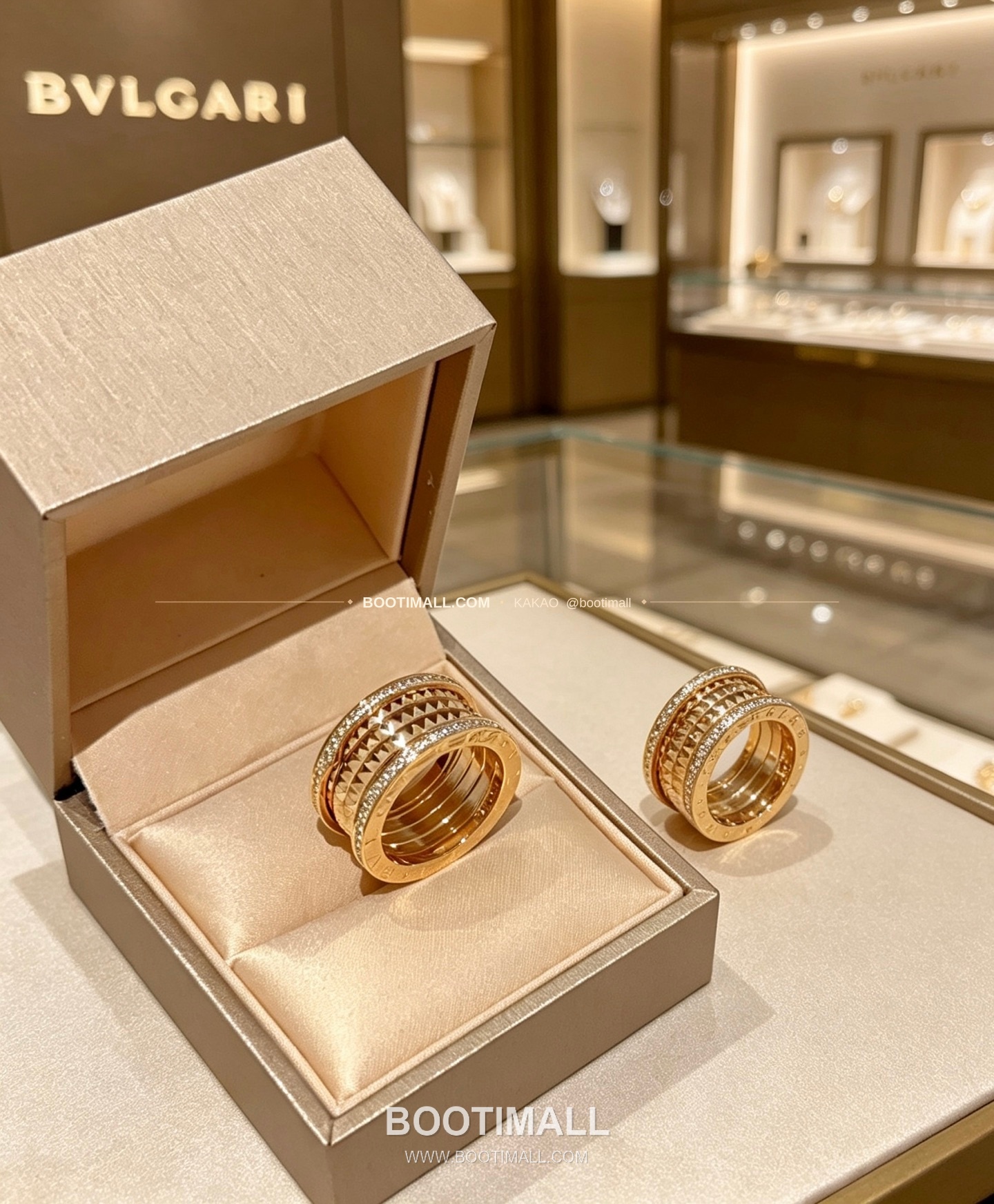 불가리 디바스 드림 로즈골드 다이아 링 Bulgari Divas' Dream Rose Gold Diamond Ring 1