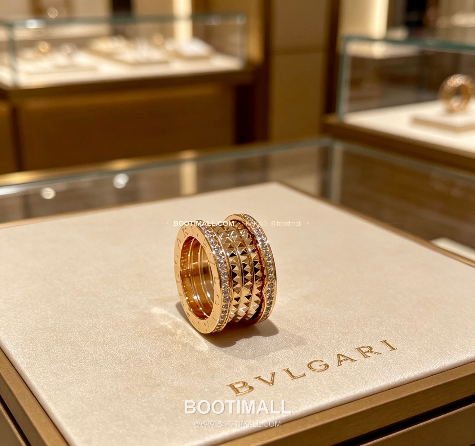 불가리 디바스 드림 로즈골드 다이아 링 Bulgari Divas' Dream Rose Gold Diamond Ring 4