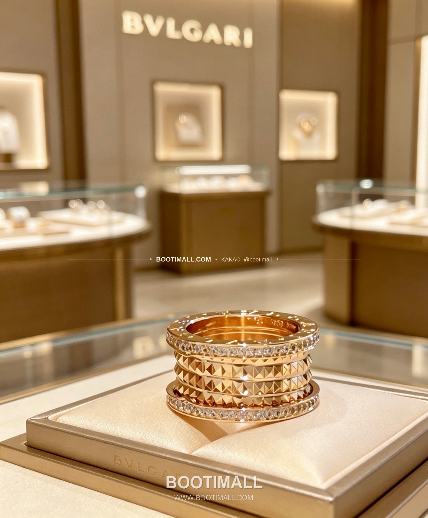 불가리 디바스 드림 로즈골드 다이아 링 Bulgari Divas' Dream Rose Gold Diamond Ring 5