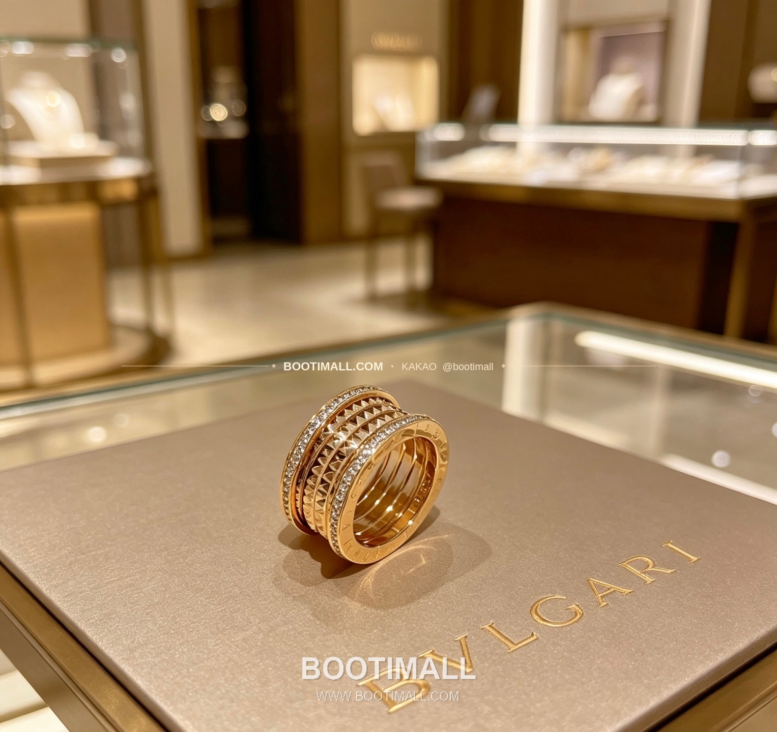 불가리 디바스 드림 로즈골드 다이아 링 Bulgari Divas' Dream Rose Gold Diamond Ring 9