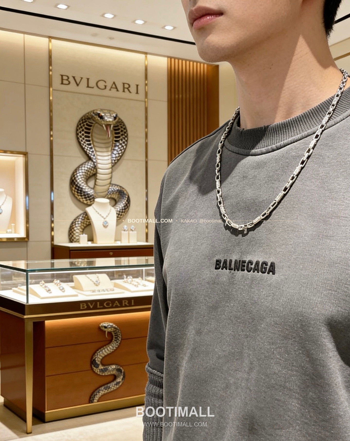 불가리 디바스 드림 V 골드 팬던트 네크리스 Bulgari Divas' Dream V Gold Pendant Necklace 6