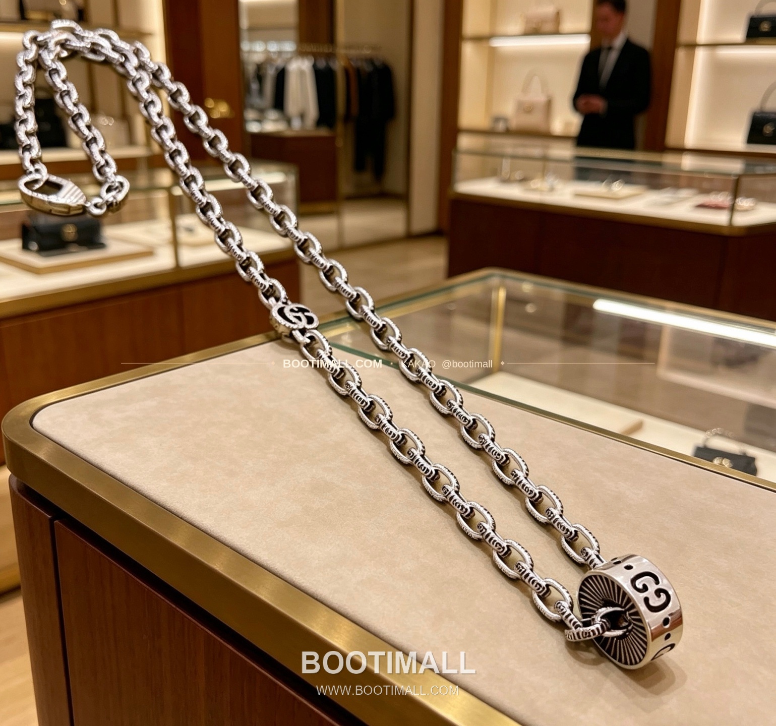 구찌 2026 앵거 포레스트 더블 G 롤링 체인 네크리스 Gucci 2026 Anger Forest Double G Rolling Chain Necklace 1