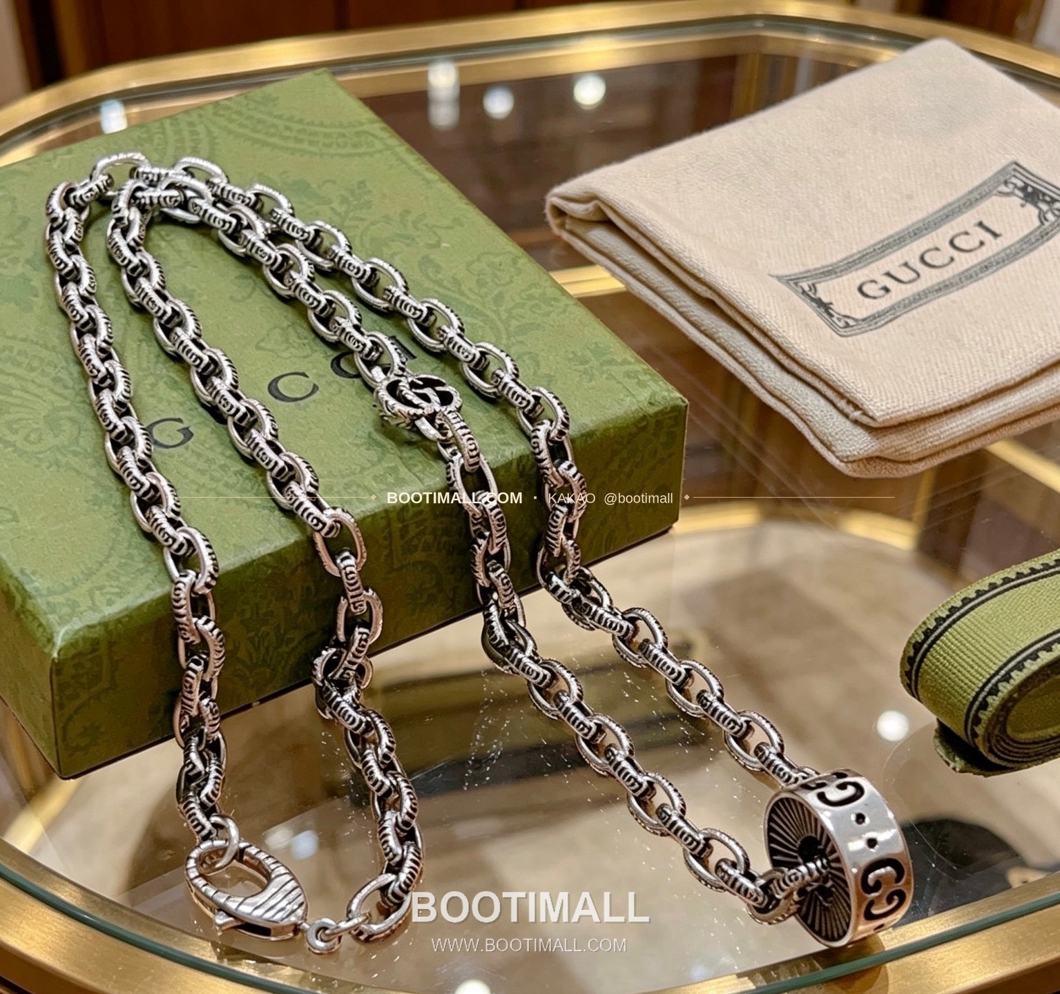 구찌 2026 앵거 포레스트 더블 G 롤링 체인 네크리스 Gucci 2026 Anger Forest Double G Rolling Chain Necklace 7
